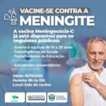 Campanha de Vacinação contra a Meningite.